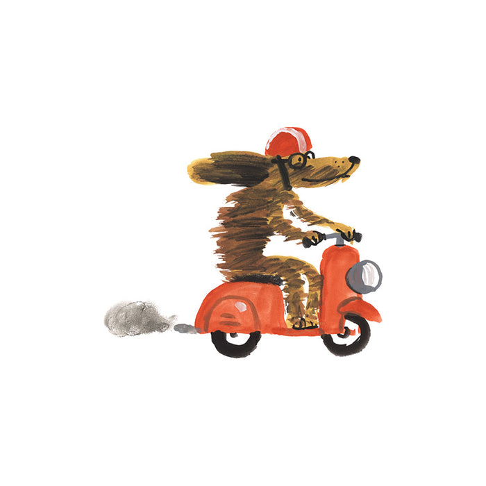 Moto Pup Tattoo Pair