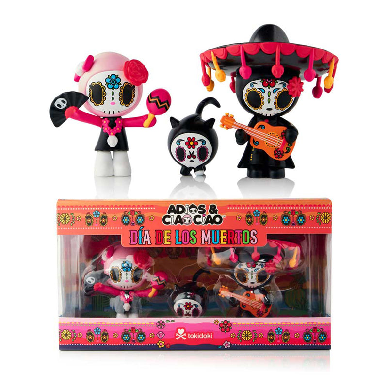 Adios & Ciao Ciao Dia de Los Muertos 3 Piece Set