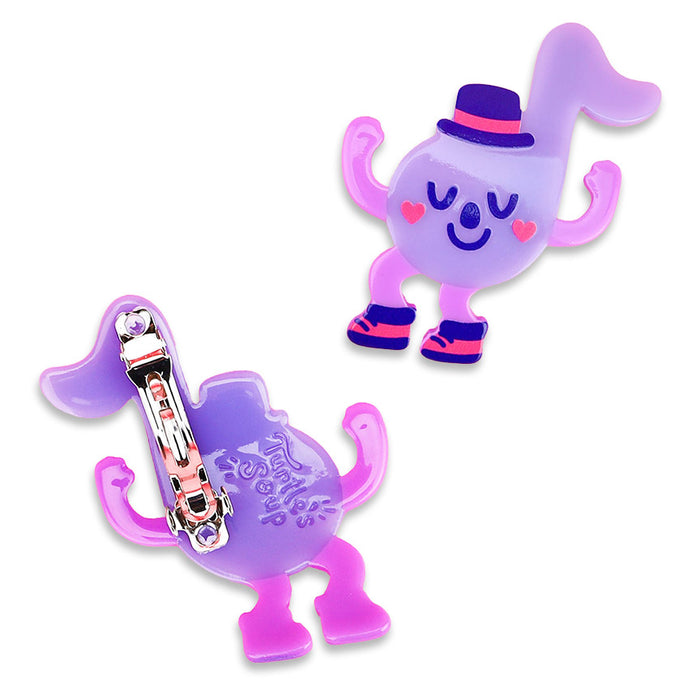 Music Notes Hair Clip Set