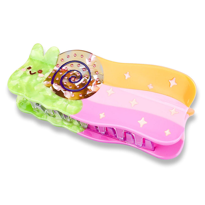 Rainbow Snail Hair Claw