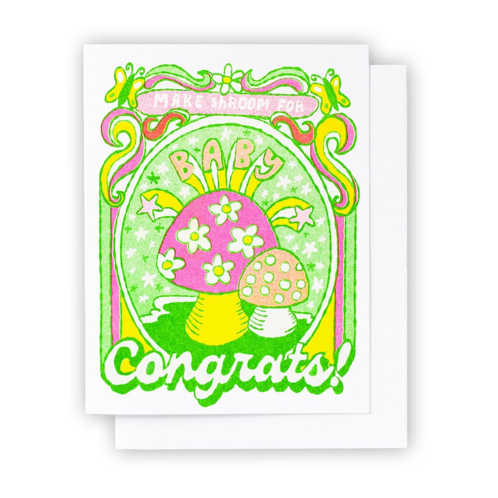 Make Shroom For Baby Card