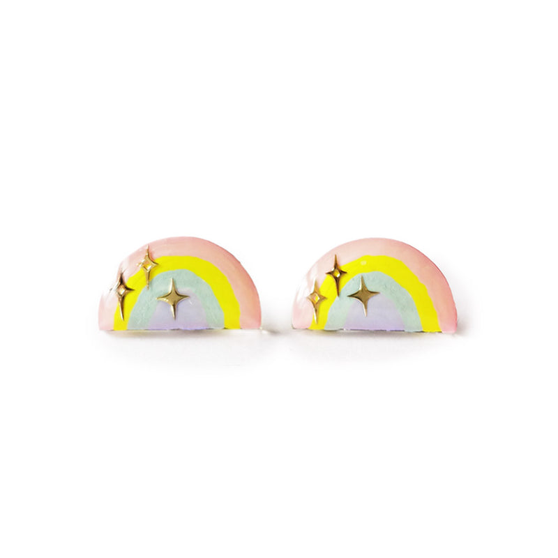Pastel Rainbow Earrings