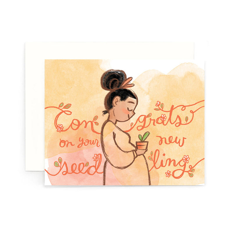 New Seedling Baby Card