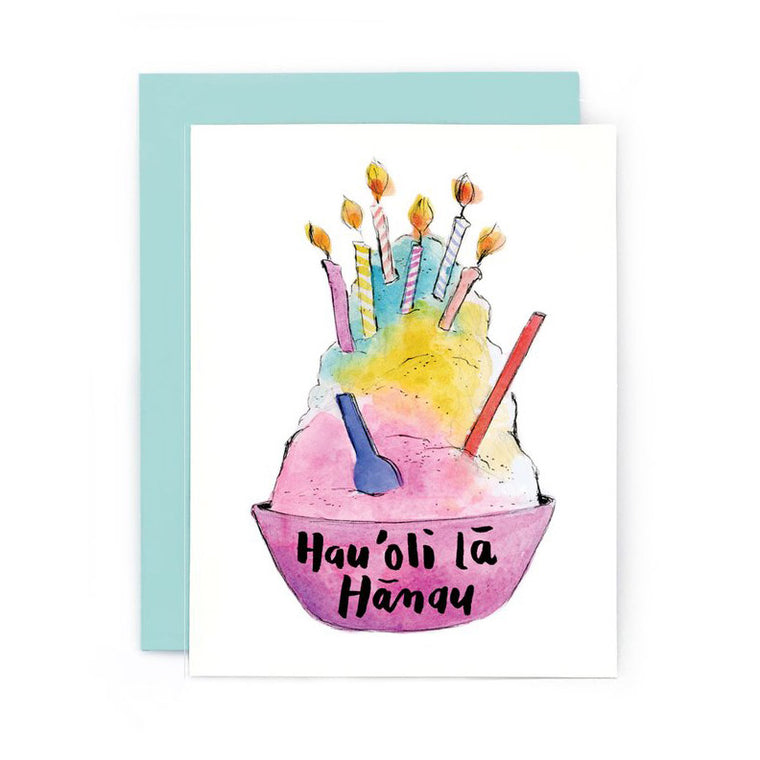 Shaved Ice Birthday Card