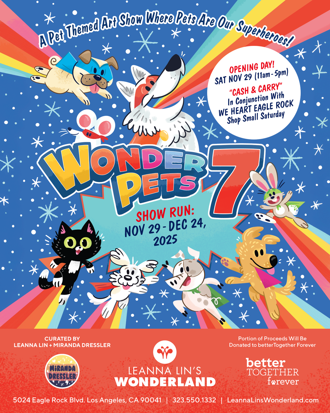 WONDERPETS 7 ART SHOW