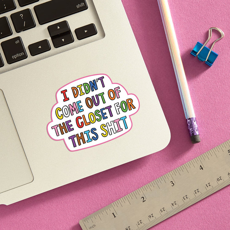 Out of the Closet Vinyl Sticker
