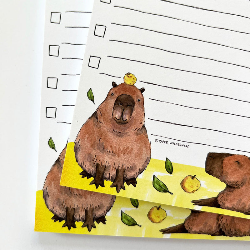 Don’t Worry Be Capy Notepad
