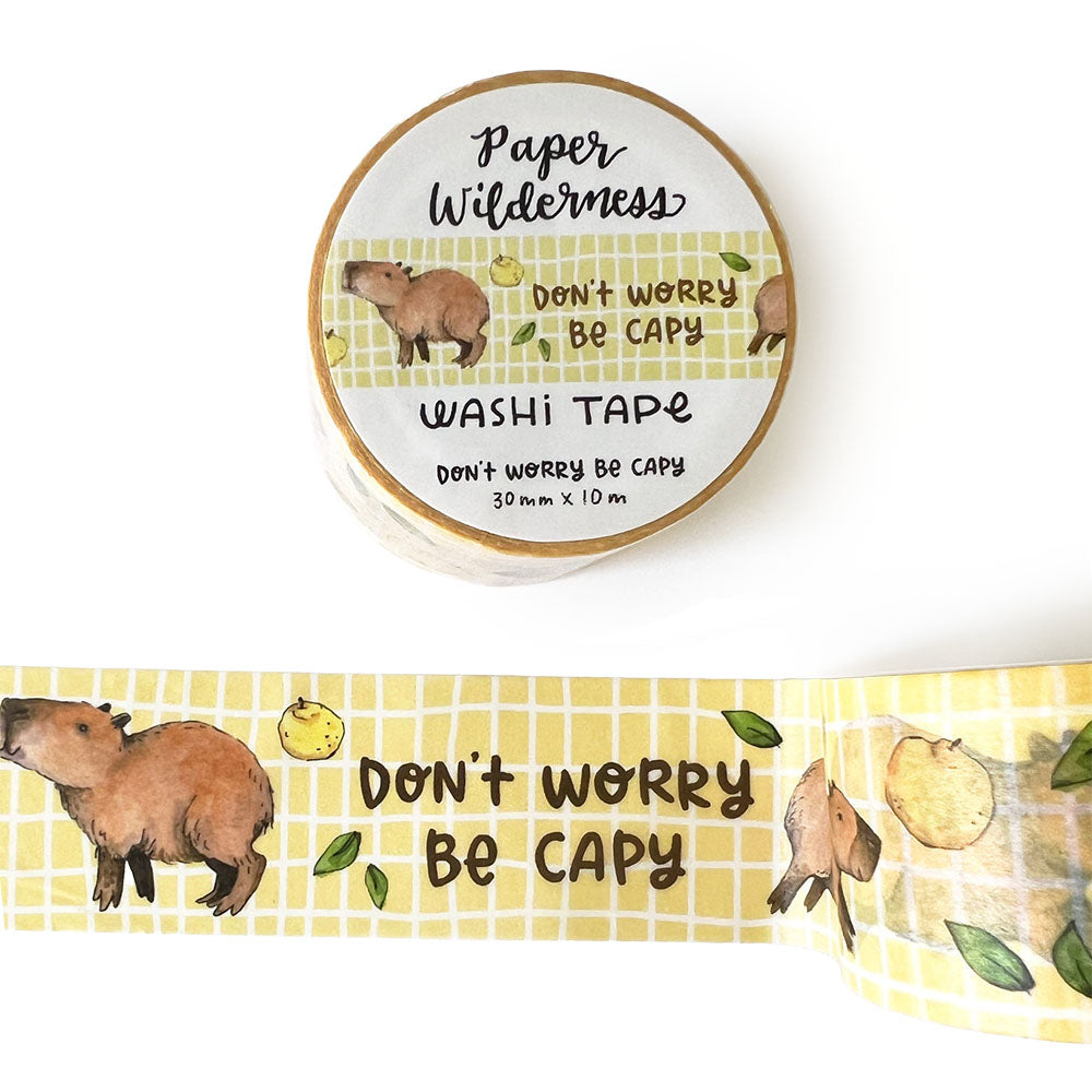 Don’t Worry Be Capy Washi Tape