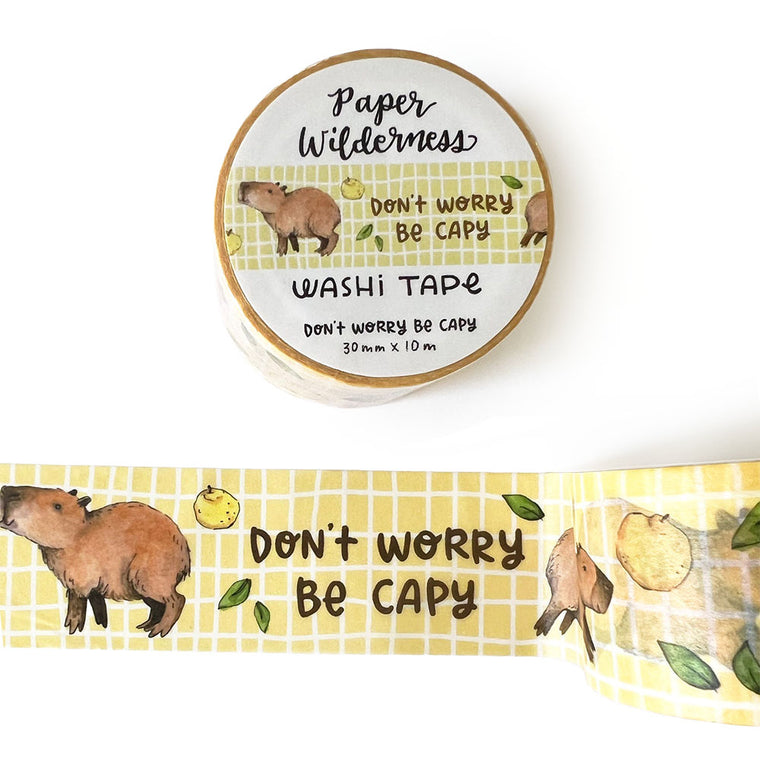 Don’t Worry Be Capy Washi Tape