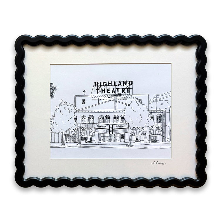 Alden Lo Bosco: Highland Theater Drawing
