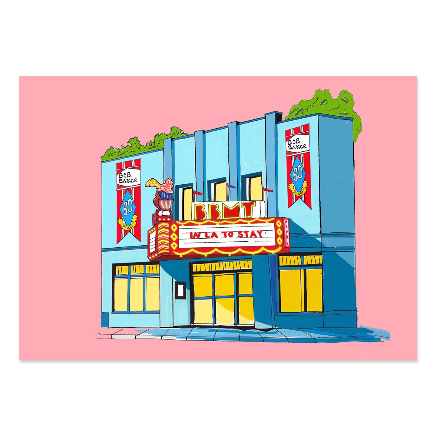 Alden Lo Bosco: Bob Baker Print