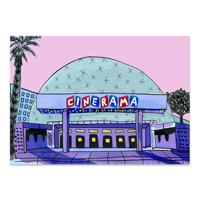 Alden Lo Bosco: Cinerama (Pink) Print