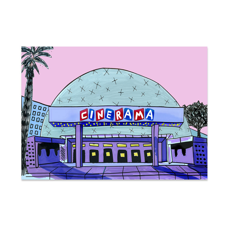 Alden Lo Bosco: Cinerama (Pink) Print