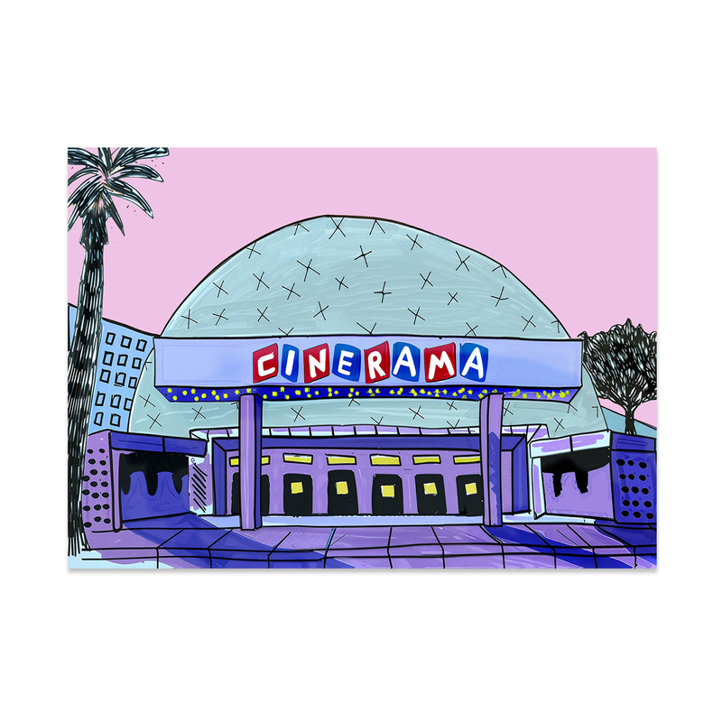 Alden Lo Bosco: Cinerama (Pink) Print
