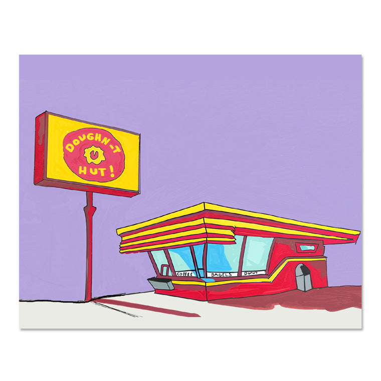 Alden Lo Bosco: Donut Hut Print
