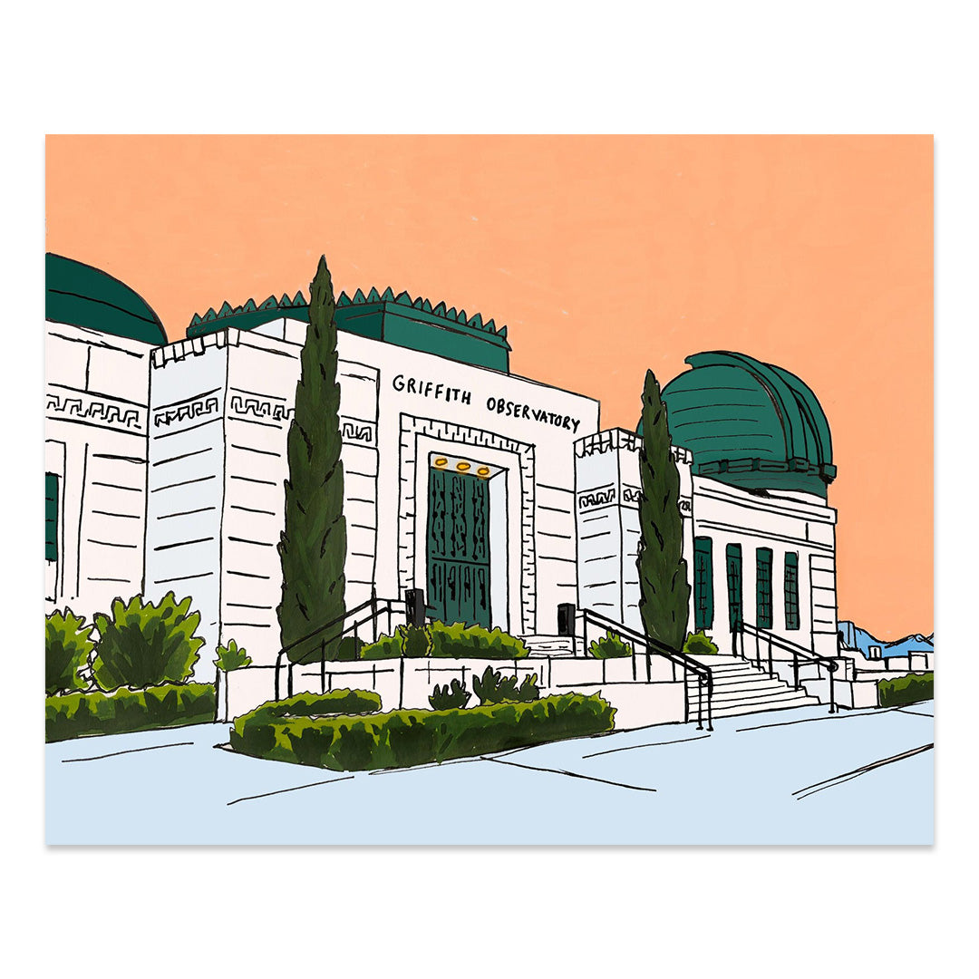 Alden Lo Bosco: Griffith Observatory Print