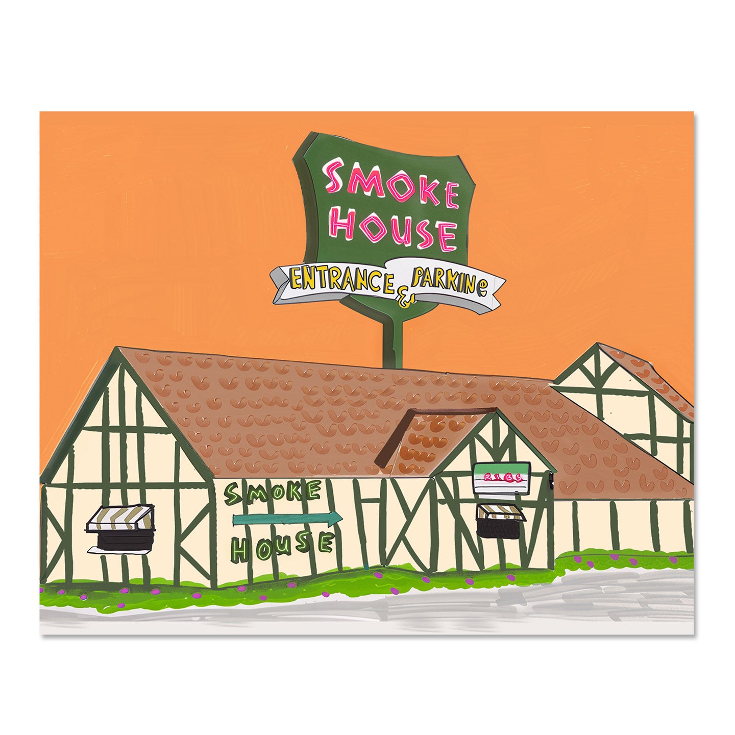 Alden Lo Bosco: Smokehouse Print