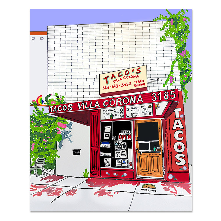 Alden Lo Bosco: Taco’s Villa Corona Print