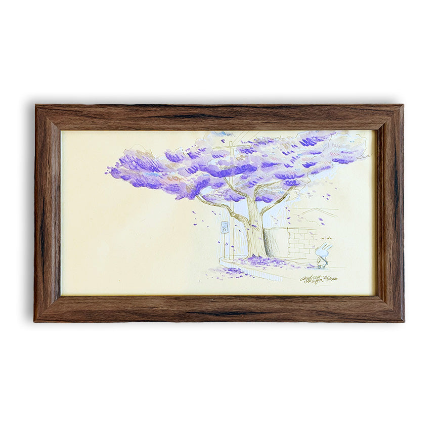 Audrey Ang Okeya: a walk through the jacaranda tree