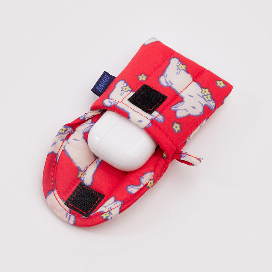 Bunnies Puffy Earbuds Case