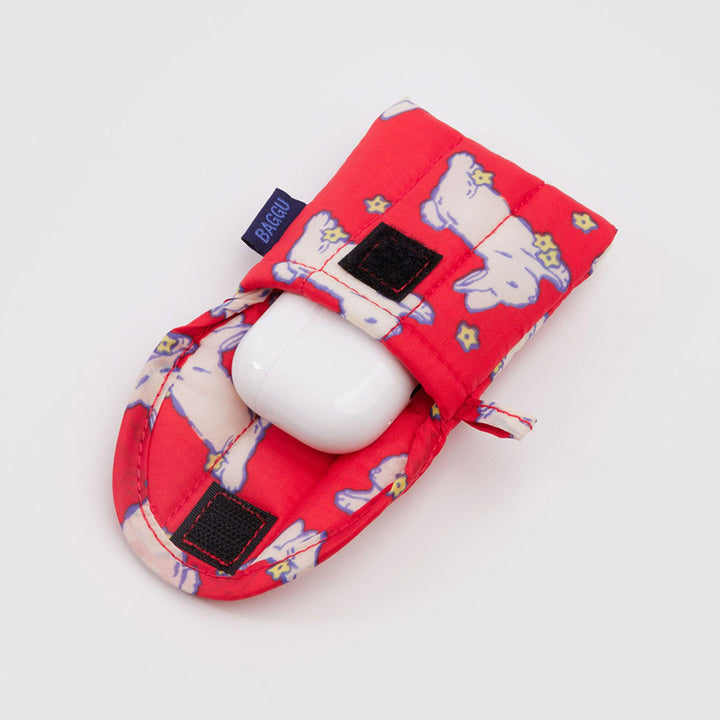 Bunnies Puffy Earbuds Case