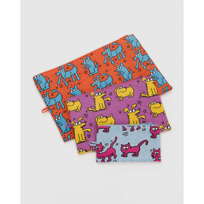 Keith Haring Pets Go Pouch Set