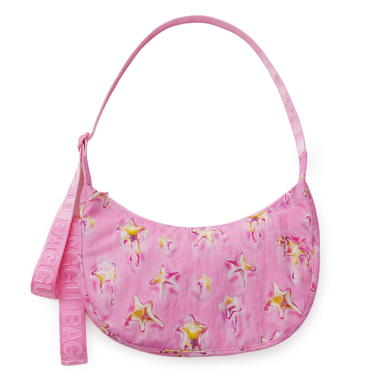 Dancing Stars Medium Crescent Bag