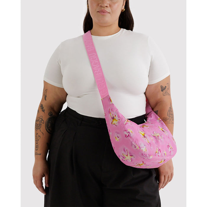 Dancing Stars Medium Crescent Bag