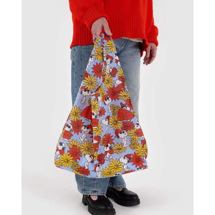 Floral Snoopy Standard Reusable Bag