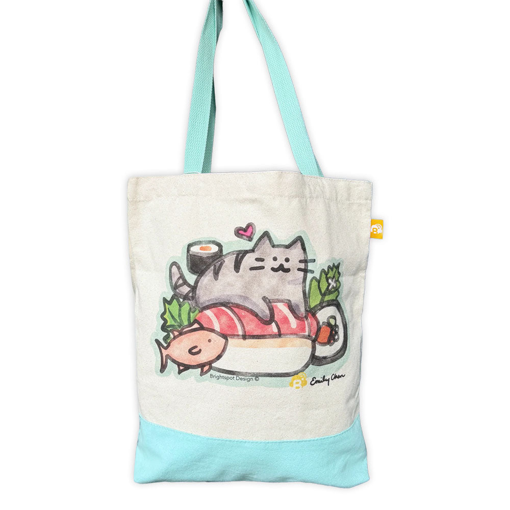 Cat Sushi Tote Bag