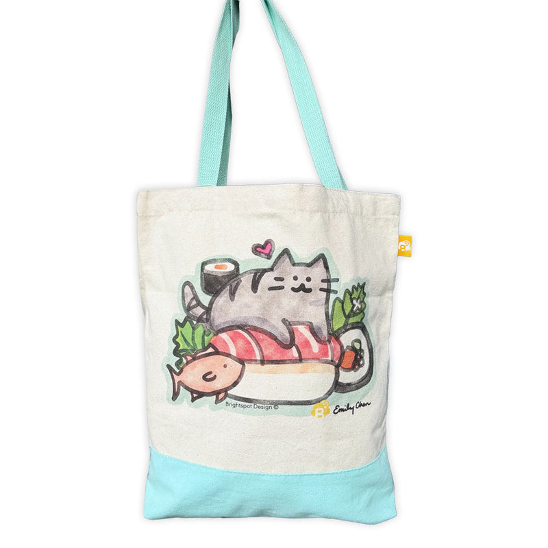 Cat Sushi Tote Bag
