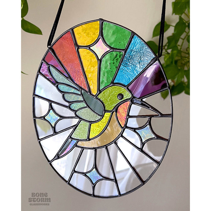 Bonestorm Glassworks: Hummingbird Suncatcher