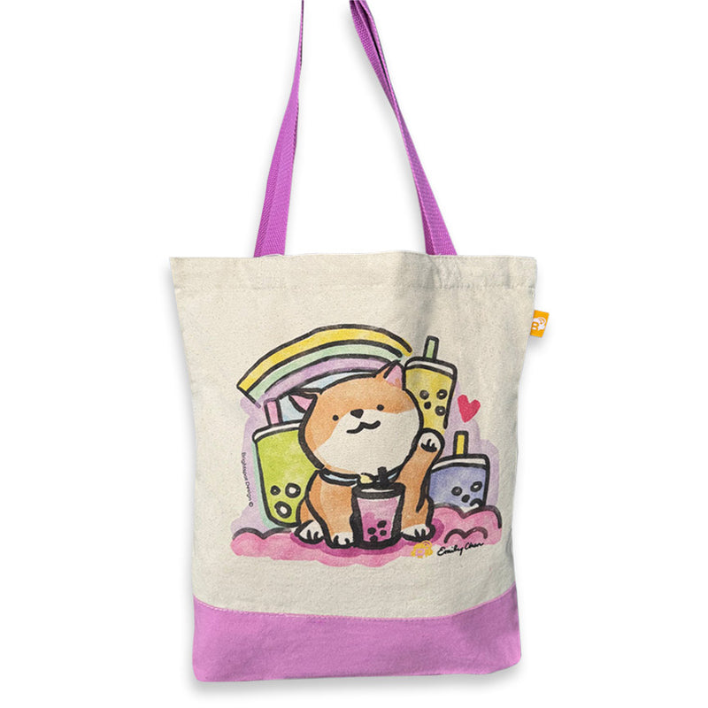 Dog & Boba Tote Bag