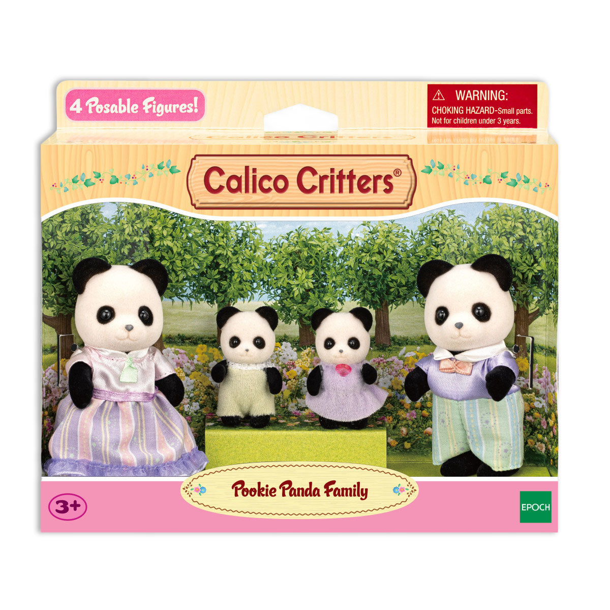 Calico Critters Pookie Panda Family
