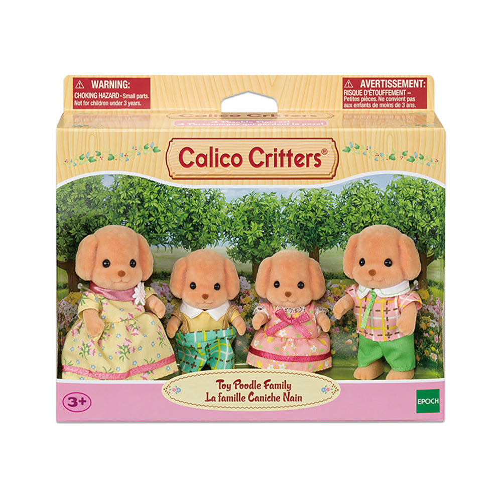 Calico Critters Toy Poodle Family