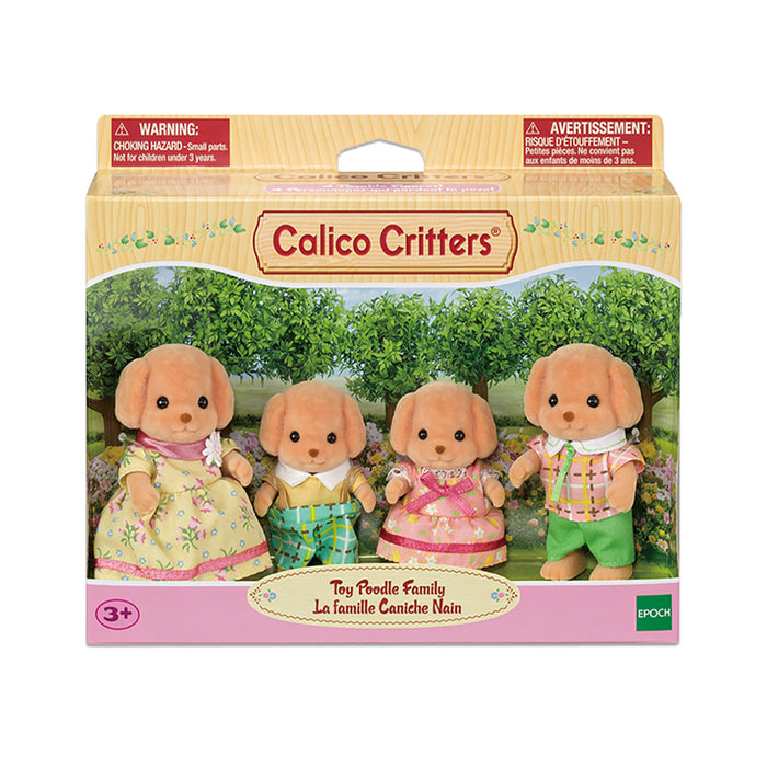 Calico Critters Toy Poodle Family