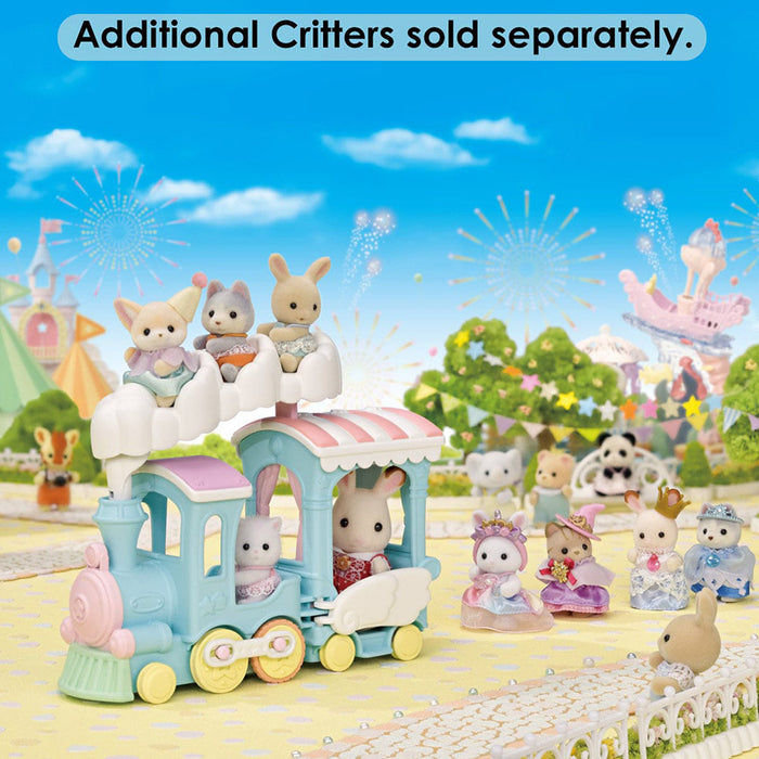 Calico Critters Floating Cloud Rainbow Train