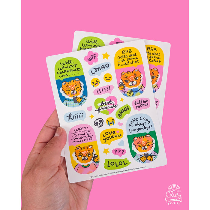 BFF Chats Sticker Sheet