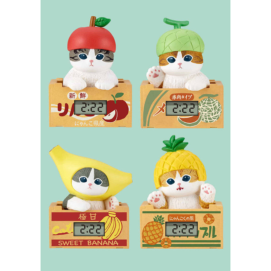 Mofusand Fruits Desk Clock Blind Box - Leanna Lin's Wonderland