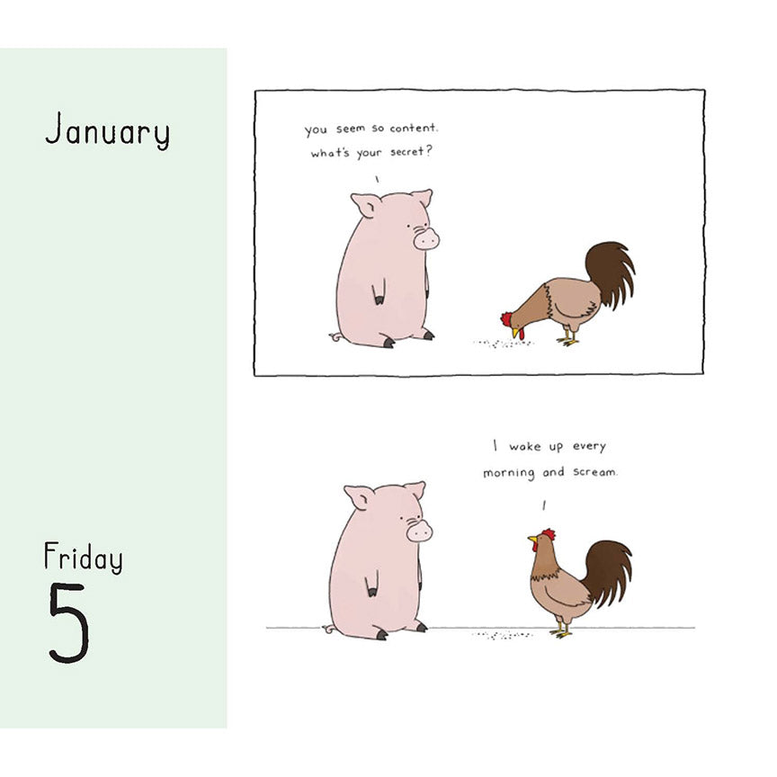 2024 The Little World of Liz Climo Daily Calendar Leanna Lin's Wonderland