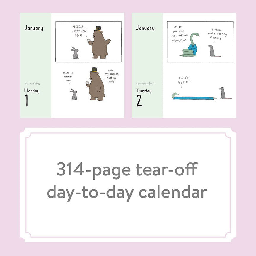 2024 The Little World of Liz Climo Daily Calendar Leanna Lin's Wonderland