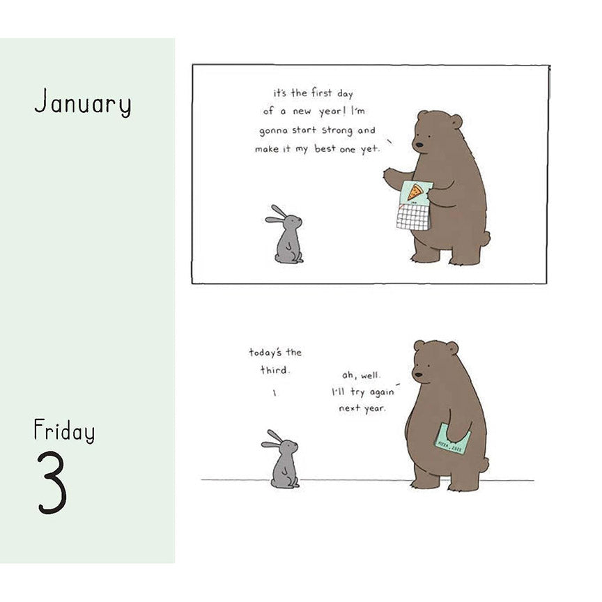 2025 The Little World of Liz Climo Daily Calendar Leanna Lin's Wonderland