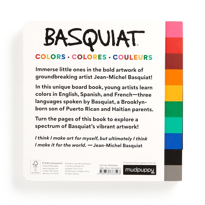 Basquiat Colors (English/Spanish/French)