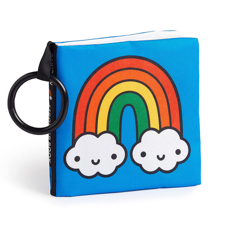 Crinkle Fabric Stroller Book: Rainbow World