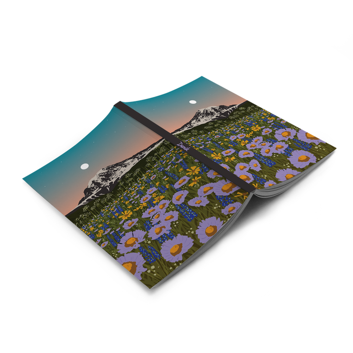 Mountain Flowers Classic Layflat Notebook