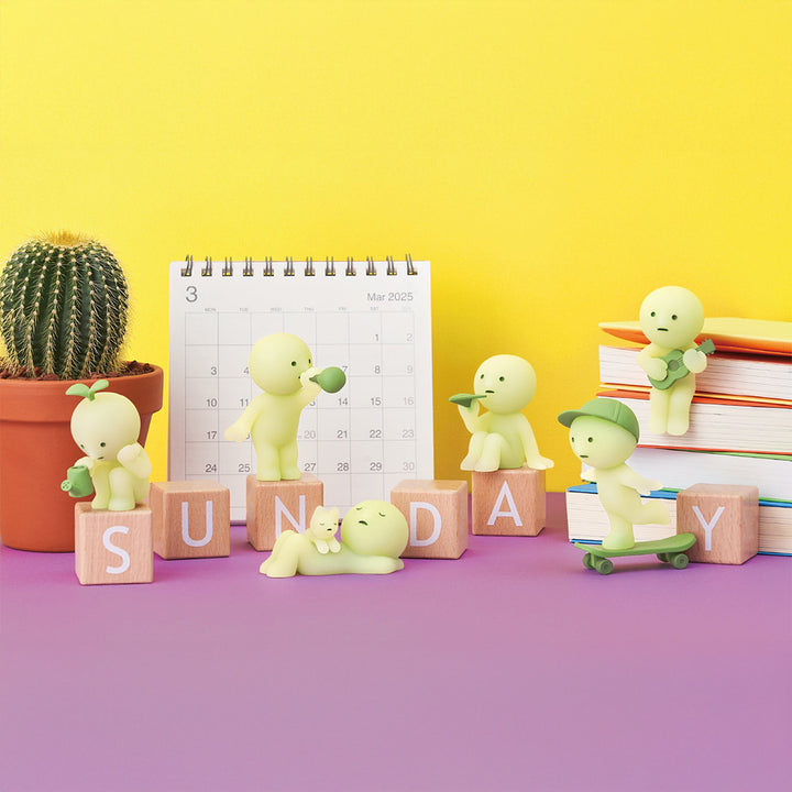 Smiski Sunday Series Glow in the Dark Blind Box - Leanna Lin&