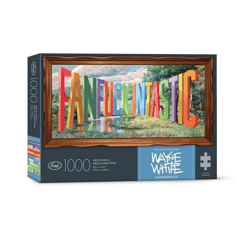 Wayne White FANF*CKINTASTIC 1000 Piece Puzzle