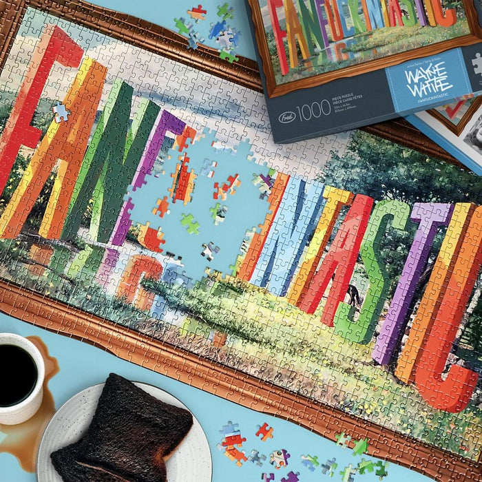Wayne White FANF*CKINTASTIC 1000 Piece Puzzle