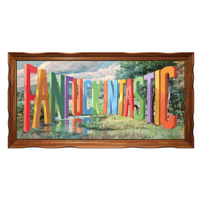 Wayne White FANF*CKINTASTIC 1000 Piece Puzzle