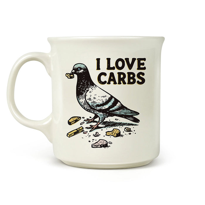 Say Anything Mug - I Love Carbs Pigeon